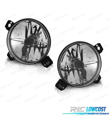 FAROS PARA VOLKSWAGEN VW GOLF MK2 83-91 CROMADO INTERNO