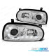 FAROS VOLKSWAGEN VW GOLF 3 LUZ DIURNA LED CROMADOS