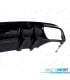 DIFUSOR MERCEDES CLASE C C205 COUPE 14-18 AMG PDC + COLAS ESCAPE CROMO