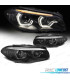 FAROS BMW F10 F11 10-13 XENON AFS OJOS ANGEL 3D LED DRL DINAMICOS NEGROS