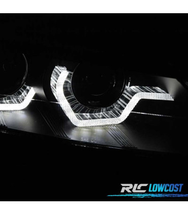 FAROS BMW Z4 E89 09-13 XENON LUZ DIURNA LED 3D DINAMICOS AFS NEGRO