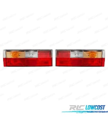 PILOTOS VOLKSWAGEN VW GOLF 1 74-83 ROJO CROMO