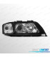 FAROS AUDI A6 99-01 XENON OJOS ANGEL LED FONDO NEGRO