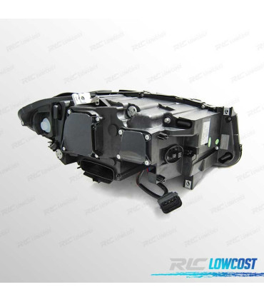 FAROS BMW F10 F11 10-13 XENON OJOS ANGEL LED 3D DRL DINAMICOS CROMADO