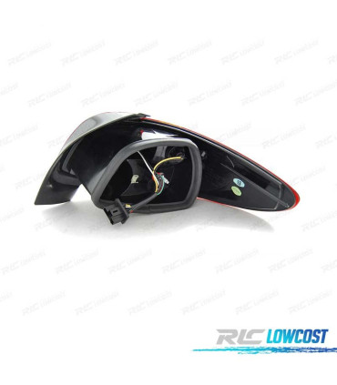 PILOTOS PARA PEUGEOT 206 98-09 ROJO GRIS