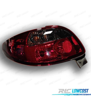 PILOTOS PARA PEUGEOT 206 98-09 ROJO GRIS