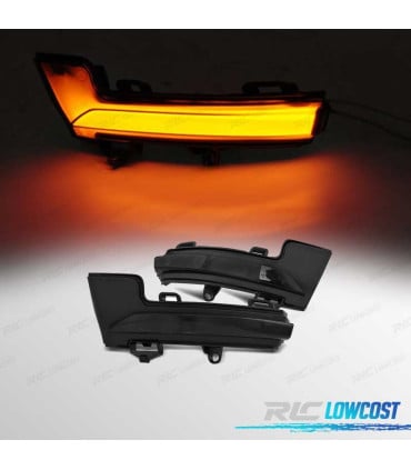 INTERMITENTES SKODA OCTAVIA III 12-20 ESPEJO LED DINAMICOS AHUMADO