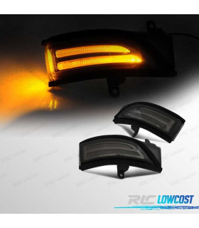 INTERMITENTES VOLKSWAGEN VW GOLF JETTA PASSAT SHARAN SUPERB ALHAMBRA ESPEJO LED DINAMICOS AHUMADO