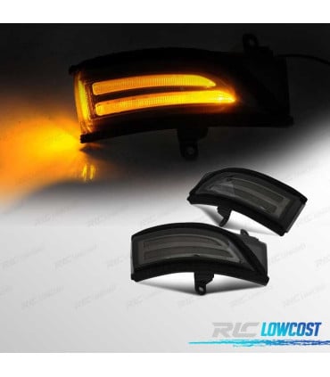 INTERMITENTES VOLKSWAGEN VW GOLF JETTA PASSAT SHARAN SUPERB ALHAMBRA ESPEJO LED DINAMICOS AHUMADO