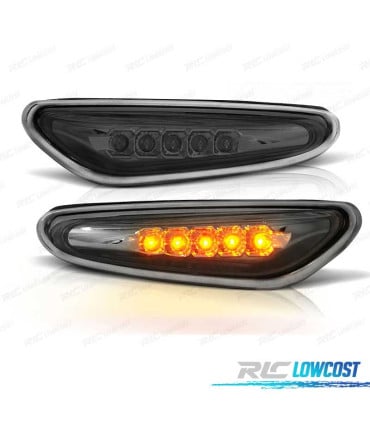 INTERMITENTES LATERALES LED BMW E46 E60 E83 CRISTAL CLARO NEGRO