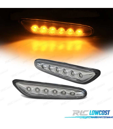 INTERMITENTES BMW E46 01-05 LATERALES LED CROMADO