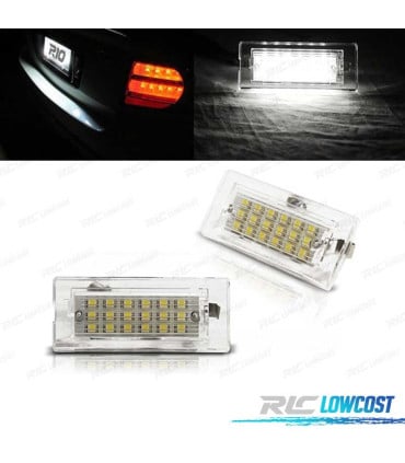 LUCES MATRÍCULA BMW X5 E53 X3 LED
