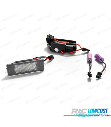 LUCES MATRÍCULA LED NISSAN QASHQAI JUKE NAVARA MERCEDES SPRINTER VITO VIANO