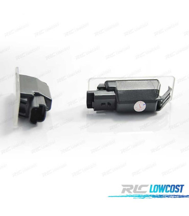 LUCES MATRÍCULA LED PEUGEOT 106 307 308 406 407 CITROEN C3 C4 C5