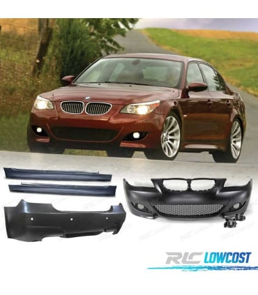 KIT CARROCERIA BMW E60 03-07 LOOK M5 SRA + ANTINIEBLAS