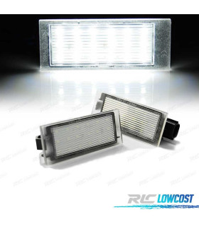 LUCES DE MATRÍCULA LED PARA RENAULT CLIO MEGANE LAGUNA TWINGO