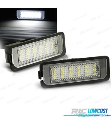 LUCES MATRÍCULA LED VOLKSWAGEN VW GOLF IV V PASSAT B6 PASSAT EOS PHATEON NEW BEETLE LUPO POLO LED