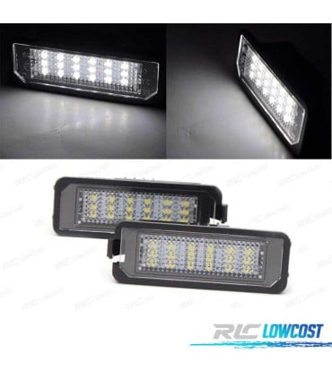 LUCES MATRÍCULA LED VOLKSWAGEN VW GOLF IV V VI VII PASSAT NEW BEATLE VOLKSWAGEN VW EOS PHAETON