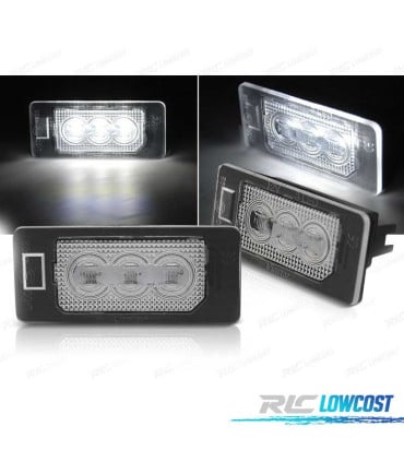 LUCES MATRÍCULA VOLKSWAGEN VW GOLF VI VARIANT JETTA VI PASSAT B6 B7 VARIANT SHARAN II CANBUS LED
