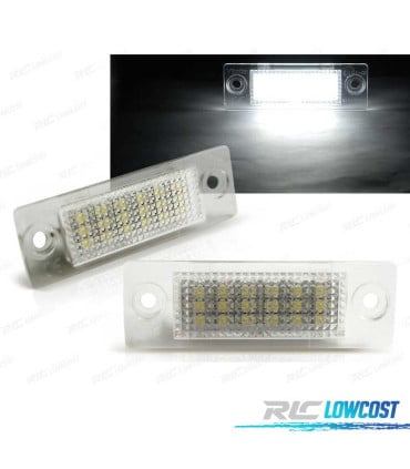 LUCES MATRÍCULA PARA VOLKSWAGEN VW TOURAN JETTA CADDY PASSAT TRANSPORTER SKODA SUPERB CANBUS LED