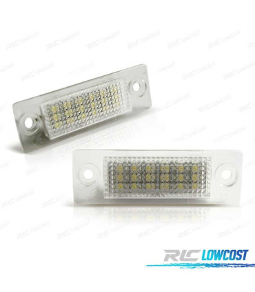 LUCES MATRÍCULA PARA VOLKSWAGEN VW TOURAN JETTA CADDY PASSAT TRANSPORTER SKODA SUPERB CANBUS LED
