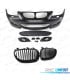 PARAGOLPES + PARRILLAS BMW E60 03-07 LOOK M5 NEGRO SRA
