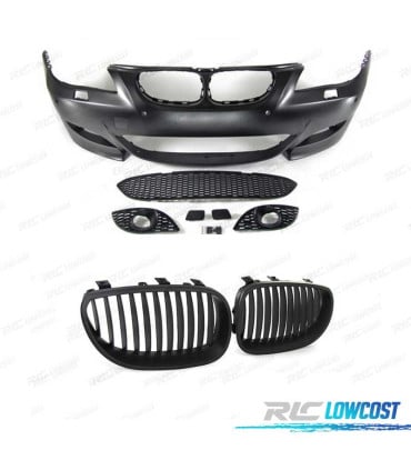 PARAGOLPES + PARRILLAS BMW E60 03-07 LOOK M5 PDC SRA