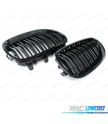 PARRILLA BMW E60 03-10 LOOK M5 NEGRO BRILLO