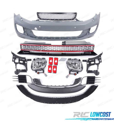 PARAGOLPES DELANTERO VOLKSWAGEN VW GOLF 6 08-12 PDC LOOK GTI