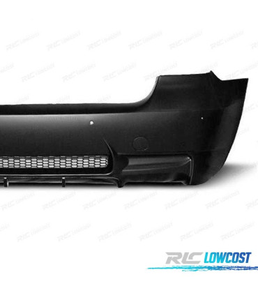 PARAGOLPES TRASERO BMW E90 LOOK M3 PDC SALIDA DOBLE IZQ