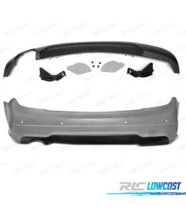 PARAGOLPES TRASERO MERCEDES CLASE C204 W204 11-14 LOOK AMG PDC