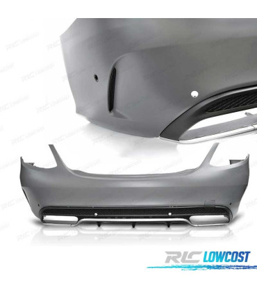 PARAGOLPES TRASERO MERCEDES CLASE C W205 14-18 LOOK AMG C63 PDC