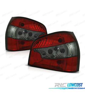 PILOTOS AUDI A3 8L 96-00 HATCHBACK ROJO AHUMADO LEX