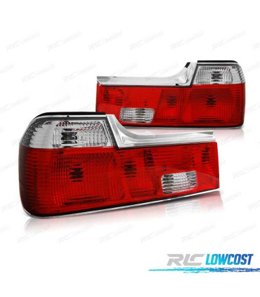 PILOTOS BMW E32 86-94 ROJO BLANCO LEX