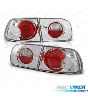 PILOTOS HONDA CIVIC 91-95 3P CROMADO LEX