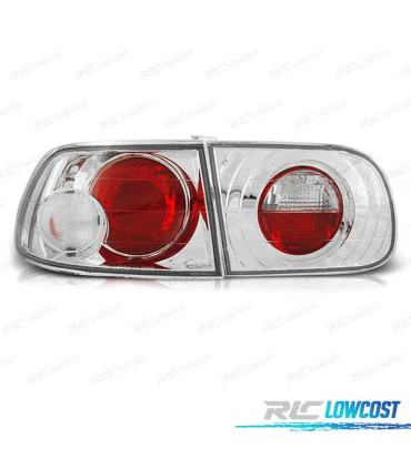 PILOTOS HONDA CIVIC 91-95 3P CROMADO LEX