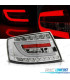 PILOTOS AUDI A6 C6 SEDAN 04-08 CROMADO LED 7PIN