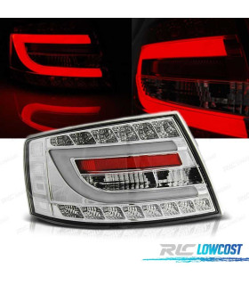PILOTOS AUDI A6 C6 SEDAN 04-08 CROMADO LED 7PIN
