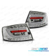 PILOTOS AUDI A6 C6 SEDAN 04-08 CROMADO LED 7PIN