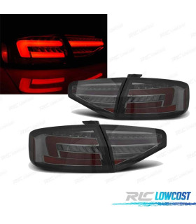 PILOTOS AUDI A4 B8 12-15 SEDAN LED DINÁMICOS AHUMADO POR LED
