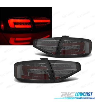 PILOTOS AUDI A4 B8 12-15 SEDAN LED DINÁMICOS AHUMADO POR LED