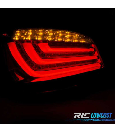 PILOTOS BMW E60 LCI 07-10 SEDAN LED ROJO AHUMADO