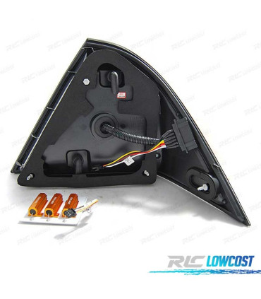 PILOTOS MERCEDES W203 SEDAN 00-04 LED DINÁMICOS ROJO BLANCO