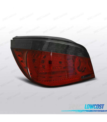 PILOTOS BMW E60 SEDAN 03-07 LED ROJO AHUMADO