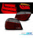 PILOTOS BMW E60 SEDAN 03-07 LED BAR ROJO AHUMADO