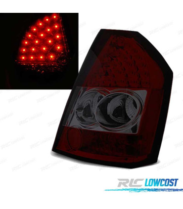 PILOTOS CHRYSLER 300C 300 09-10 LED ROJO AHUMADO