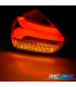 PILOTOS PARA FORD FOCUS MK3 HATCHBACK 15-18 LED DINÁMICOS ROJO AHUMADO