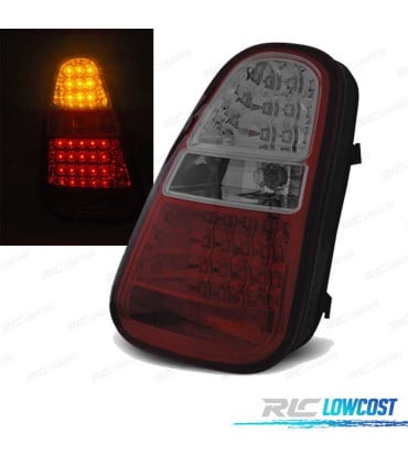 PILOTOS MINI COOPER R50 R52 R53 04-06 LED ROJO AHUMADO