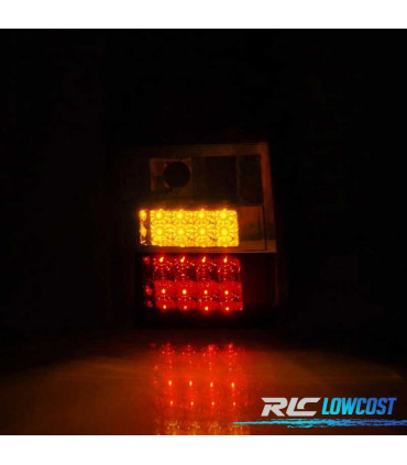 PILOTOS PARA VOLKSWAGEN VW T5 10-15 TRANSPORTER 2P LED ROJO AHUMADO