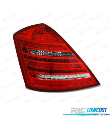 PILOTOS MERCEDES W221 CLASE S 05-09 LED DINÁMICO LOOK W222 ROJO BLANCO